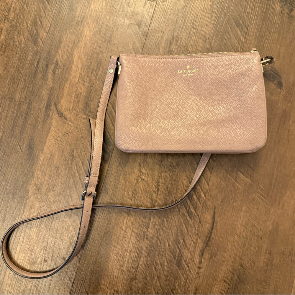 Kate Spade Blush Leather Crossbody Bag